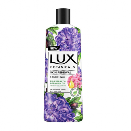 لوكس بشرة متجددة سائل استحمام بخلاصة التين وزيت الجيرانيوم - 500 مل