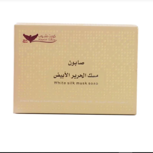White silk musk soap - Kuwait Shop