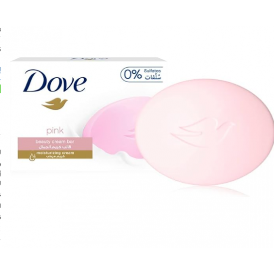 دوف صابون وردي حجم صغير 75 ج