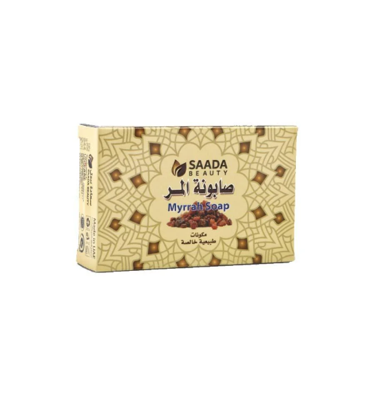 سعادة بيوتي صابونة المر بمكونات طبيعية خالصة - 125 جم