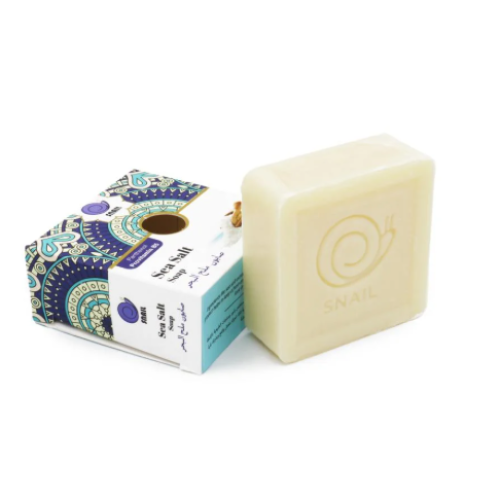 Snail moisturizing and purifying sea salt soap for the skin 125 grams