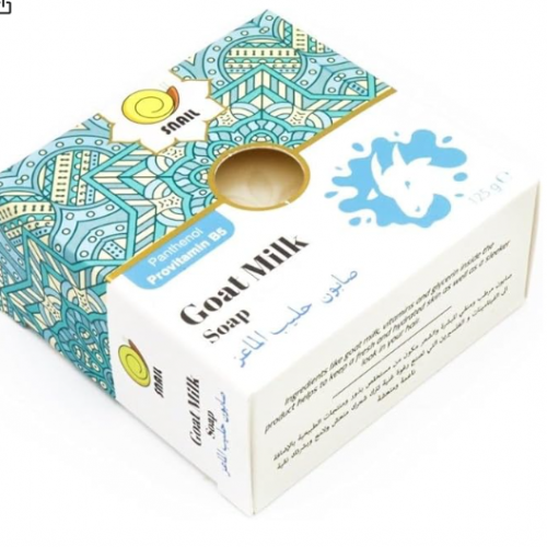 سنايل صابون حليب الماعز مرطب ومنقي للبشرة 125 جرام