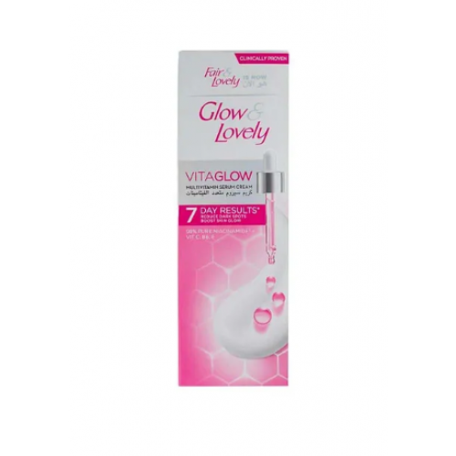 Glow & Lovely جلو آند لفلي كريم ملتي فيتامين المطور 50 جم Glow & Lovely جلو آند لفلي كريم ملتي فيتامين المطور 50 جم
