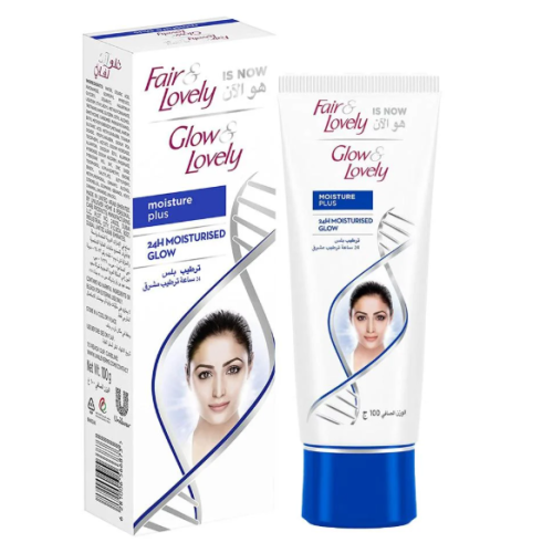 Glow and Lovely, face cream, moisturizing plus, to moisturize the skin - 100 g