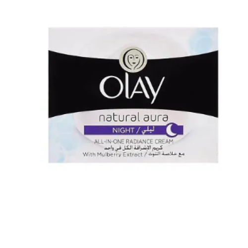 OLAY Olay night cream for skin lightening integrated with berry extract - 50 gm