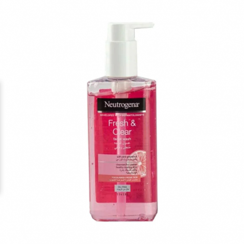 نيتروجينا فيزيبلي كلير غسول للوجه بالجريب فروت الوردي - 200 مل