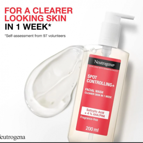 نيتروجينا غسول البشرة للتحكم بالحبوب وزالة البقع 200 مل