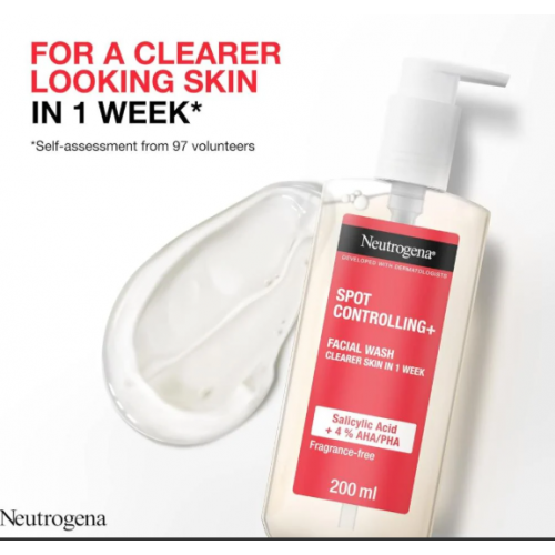 نيتروجينا غسول البشرة للتحكم بالحبوب وزالة البقع 200 مل نيتروجينا غسول البشرة للتحكم بالحبوب وزالة البقع 200 مل