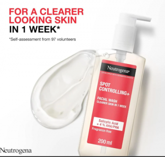 نيتروجينا غسول البشرة للتحكم بالحبوب وزالة البقع 200 مل