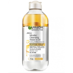 Garnier ماء تنظيف ميسيلار بزيت الأرغان المغربي من سكين أكتيف، 400 مل
