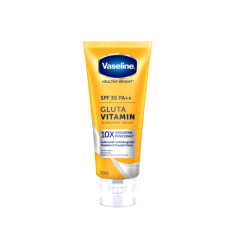 مصل واقي من الشمس بعامل حماية من الشمس SPF30 PA++ وجلوتا فيتامين من فازلين- 180مل