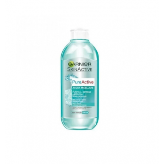مزيل مكياج ماء ميسيلار بيور أكتيف من غارنييه – 400 مل
