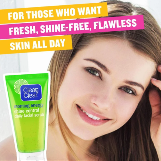 Clean and Clear daily face scrub controls the skin's shine - 150 ml
