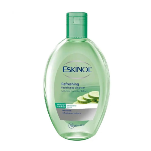 Skinol strong refreshing facial cleanser with cucumber extract 225 ml