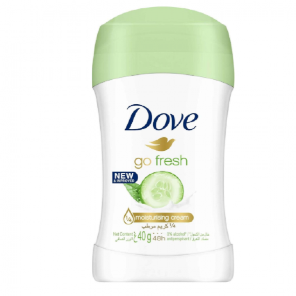 ستيك مضاد للتعرق بالخيار والشاي الاخضر من دوف، 40 جم ستيك مضاد للتعرق بالخيار والشاي الاخضر من دوف، 40 جم