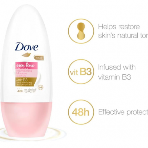 مزيل ومضاد العرق رول اون موحد لون البشرة من دوف، زهرة تجديد تساعد على استعادة بشرة تحت الابط للونها الطبيعي لحماية 48 ساعة والرائحة الكريهة، 50 مل، كول... مزيل ومضاد العرق رول اون موحد لون البشرة من دوف، زهرة تجديد تساعد على استعادة بشرة تحت الابط للونها الطبيعي لحماية 48 ساعة والرائحة الكريهة، 50 مل، كول...