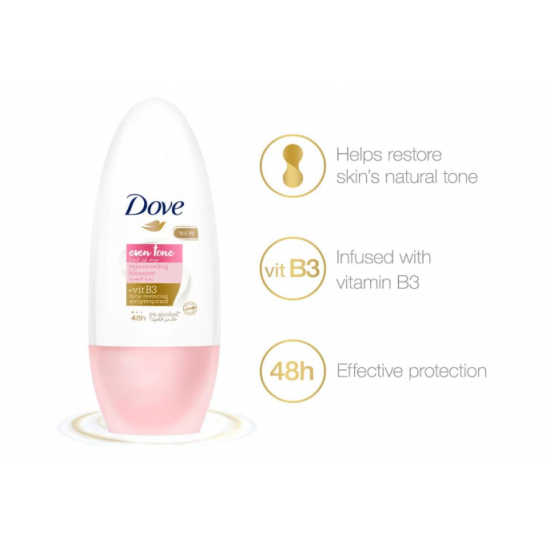 مزيل ومضاد العرق رول اون موحد لون البشرة من دوف، زهرة تجديد تساعد على استعادة بشرة تحت الابط للونها الطبيعي لحماية 48 ساعة والرائحة الكريهة، 50 مل، كول... مزيل ومضاد العرق رول اون موحد لون البشرة من دوف، زهرة تجديد تساعد على استعادة بشرة تحت الابط للونها الطبيعي لحماية 48 ساعة والرائحة الكريهة، 50 مل، كول...