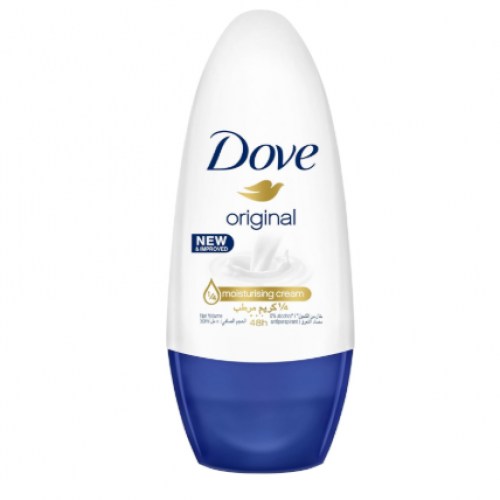 مزيل عرق رول اون مضاد للتعرق للنساء من دوف للحماية المنعشة لمدة 48 ساعة، اصلي خال من الكحول، 50 مل مزيل عرق رول اون مضاد للتعرق للنساء من دوف للحماية المنعشة لمدة 48 ساعة، اصلي خال من الكحول، 50 مل