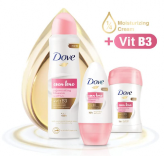  مزيل العرق رول اون مضاد للتعرق من دوف، لحماية 48 ساعة، بودرة ناعمة، خالية من الكحول مع نصف كريم مرطب، 50 مل