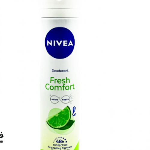 نيفيا مزيل عرق بخاخ فريش كمفورت 150 مل بخاخ نيفيا مزيل عرق بخاخ فريش كمفورت 150 مل بخاخ