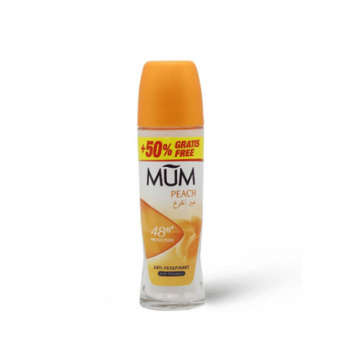 مام مزيل عرق رول اون عبير الخوخ - 75 مل مام مزيل عرق رول اون عبير الخوخ - 75 مل