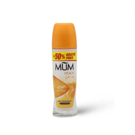 مام مزيل عرق رول اون عبير الخوخ - 75 مل