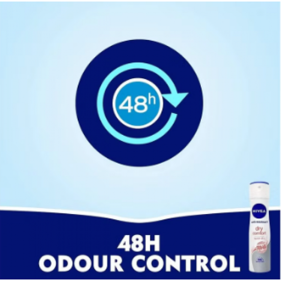 نيفيا مزيل عرق بخاخ دراي كمفورت 150 مل نيفيا مزيل عرق بخاخ دراي كمفورت 150 مل