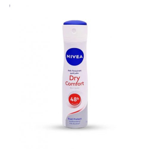 نيفيا مزيل عرق بخاخ دراي كمفورت 150 مل نيفيا مزيل عرق بخاخ دراي كمفورت 150 مل