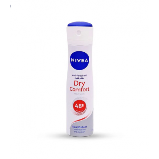 نيفيا مزيل عرق بخاخ دراي كمفورت 150 مل نيفيا مزيل عرق بخاخ دراي كمفورت 150 مل