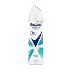 Rexona antiperspirant spray for women, gives you 72 hours of protection with the smell of sweat and wetness, Shower Fresh, equipped with Motion Sense technology, 150 ml