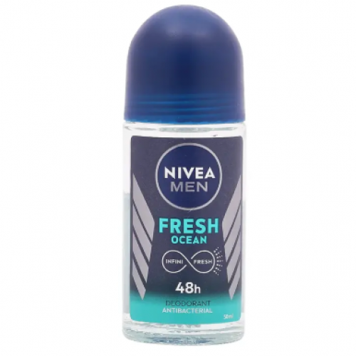 نيفيا مزيل عرق رول رجالي فرش اوشن 50 مل نيفيا مزيل عرق رول رجالي فرش اوشن 50 مل