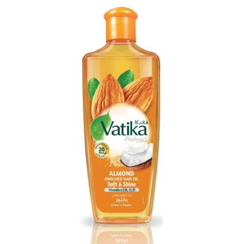 Vatika hair oil rich in almonds softness and shine 200 ml