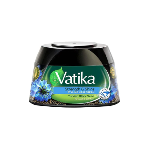 Vatika hair styling cream with the black pill for pale and weak hair - 140 ml