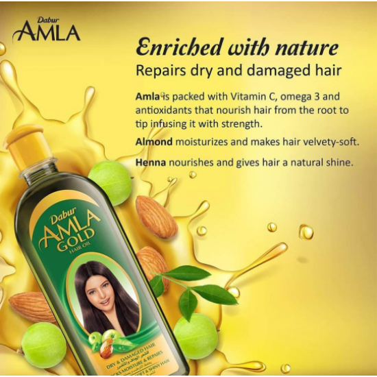 دابر املا زيت الذهبي للشعر الجاف والمتضرر - 300 مل دابر املا زيت الذهبي للشعر الجاف والمتضرر - 300 مل