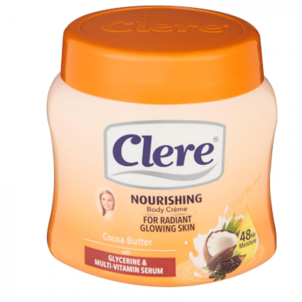  كريم مرطب للجسم بزبدة الكاكاو من كلير - 500مل