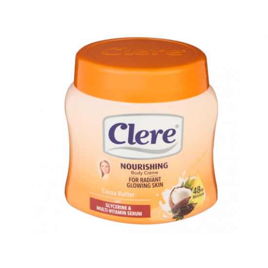 كريم مرطب للجسم بزبدة الكاكاو من كلير - 500مل