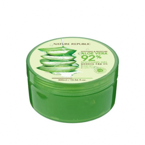 جل الألوفيرا المهدئ والمرطب بنسبة 92% من نيتشر ريبابليك – 300 مل