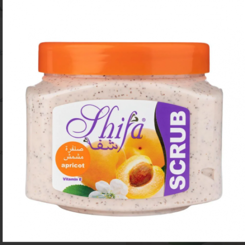 صنفرة شفا للوجه والجسم بخلاصة المشمش - 300 جرام صنفرة شفا للوجه والجسم بخلاصة المشمش - 300 جرام