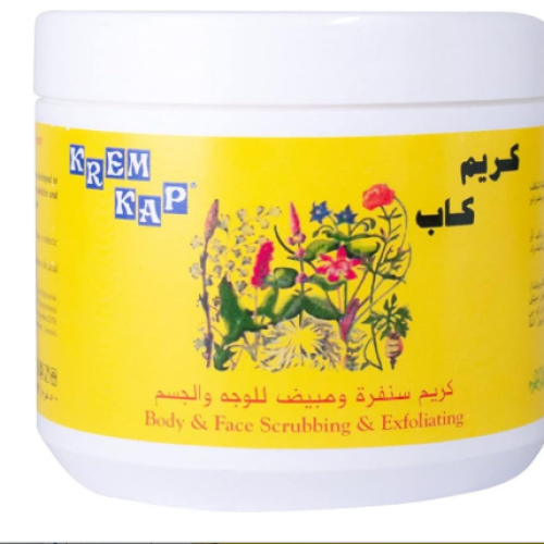 Cream cap peeling and whitening face and body - 500 gm