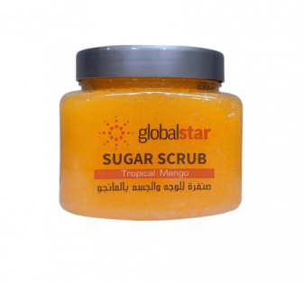 جلوبال ستار صنفرة سكر للوجه والجسم بالمانجو - 600 جم