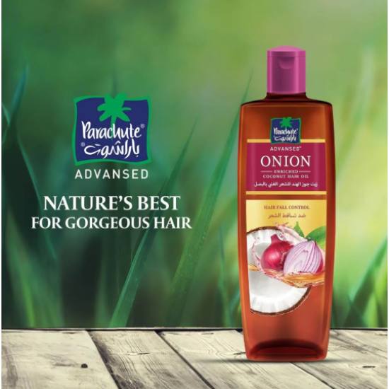 باراشوت زيت جوز الهند للشعر الغني بالبصل - 300 مل