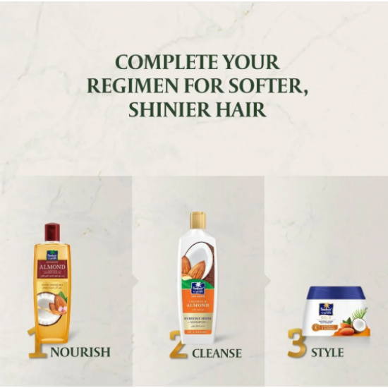 باراشوت شامبو لمعان يومي بجوز الهند واللوز - 340 مل باراشوت شامبو لمعان يومي بجوز الهند واللوز - 340 مل