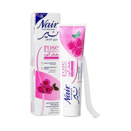 نير كريم لإزالة الشعر بعطر الورد للبشرة الحساسة - 110 جم نير كريم لإزالة الشعر بعطر الورد للبشرة الحساسة - 110 جم