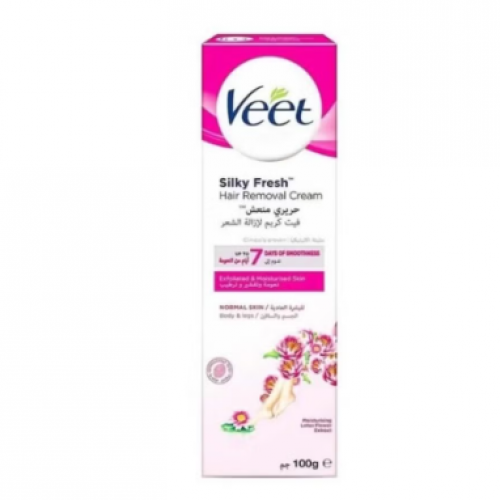 كريم لإزالة الشعر للبشرة العادية سيلكي فريش 100 جم كريم لإزالة الشعر للبشرة العادية سيلكي فريش 100 جم