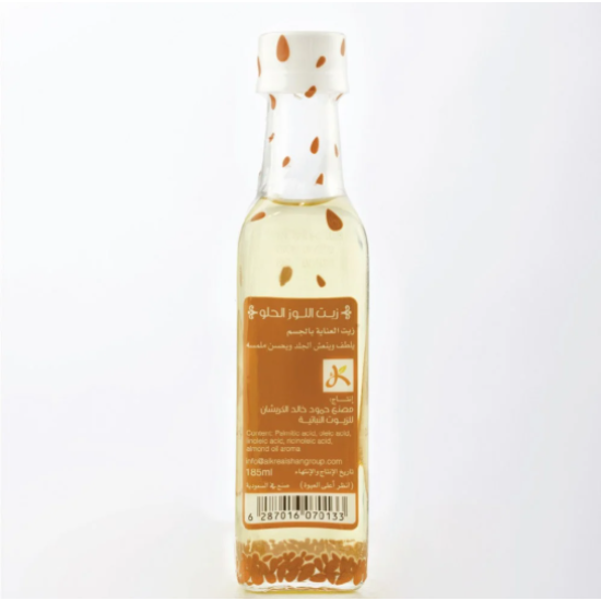 Sweet almond oil 185 ml