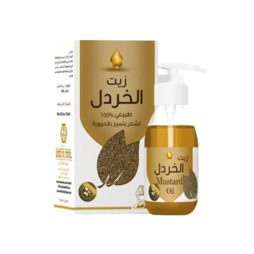 Wadi al-Nahl Mustard oil for hair is characterized by vitality 125 ml
