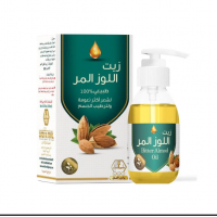 وادي النحل زيت اللوز المر لشعر أكثر نعومه ولترطيب الجسم - 125مل