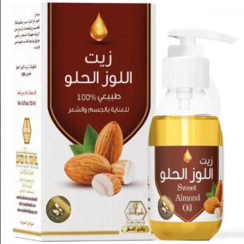 The sweet almond oil for body and hair care from Wadi al-Nahl - 125 ml