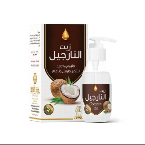 وادي النحل زيت النارجيل لشعر طويل وناعم 125مل