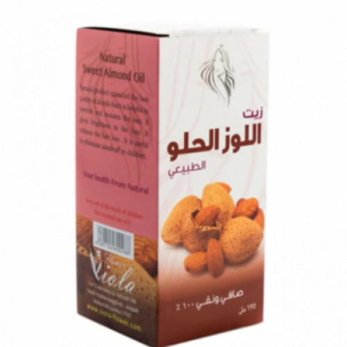 زيت اللوز الحلو الطبيعي من زهرة فيولا , 125 مل